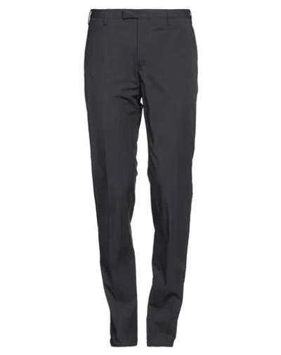 Pt Torino Man Pants Navy Size 36 Cotton, Elastane In Black