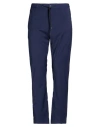 Pt Torino Man Pants Navy Size 36 Polyester, Wool, Elastane In Blue