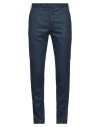 Pt Torino Man Pants Navy Size 36 Virgin Wool, Elastane In Navy Blue