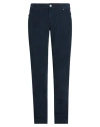 Pt Torino Man Pants Navy Size 38 Cotton, Elastane In Navy Blue