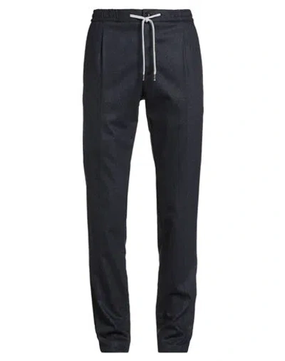 Pt Torino Man Pants Navy Size 38 Virgin Wool, Cashmere, Elastane In Blue