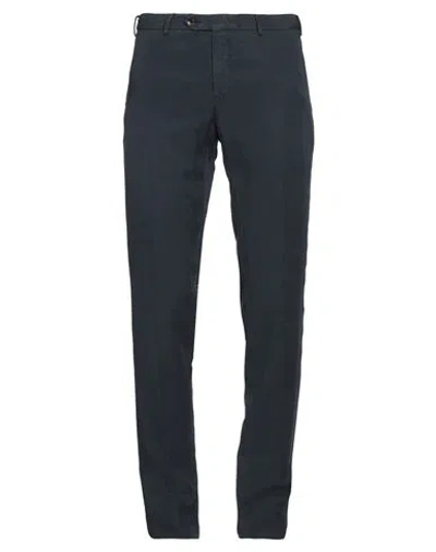 Pt Torino Man Pants Navy Size 40 Lyocell, Linen, Cotton