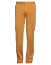 Pt Torino Man Pants Marigold Size 34 Cotton, Elastane In Yellow