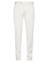 Pt Torino Man Pants Off White Size 38 Cotton, Elastane