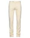 Pt Torino Man Pants Pastel Yellow Size 38 Modal, Cotton, Elastane