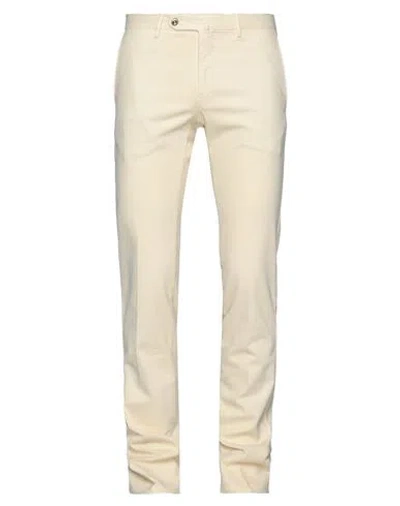 Pt Torino Man Pants Pastel Yellow Size 38 Modal, Cotton, Elastane