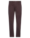 Pt Torino Man Pants Plum Size 30 Cotton, Elastane In Purple