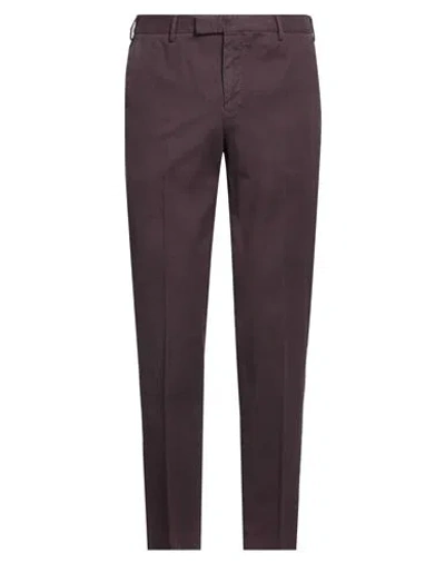 PT TORINO PT TORINO MAN PANTS PLUM SIZE 36 COTTON, ELASTANE