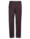 Pt Torino Man Pants Plum Size 38 Virgin Wool, Elastane In Purple