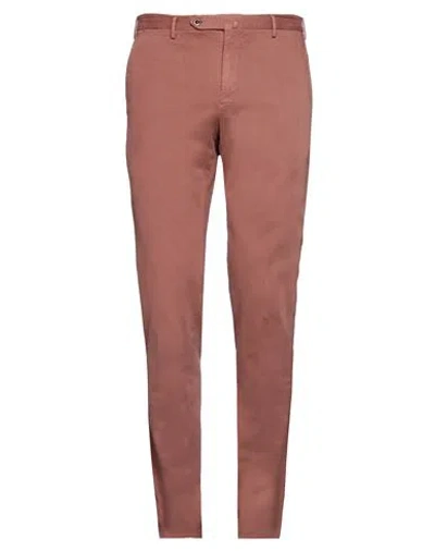 PT TORINO PT TORINO MAN PANTS RUST SIZE 36 COTTON, CASHMERE, ELASTANE