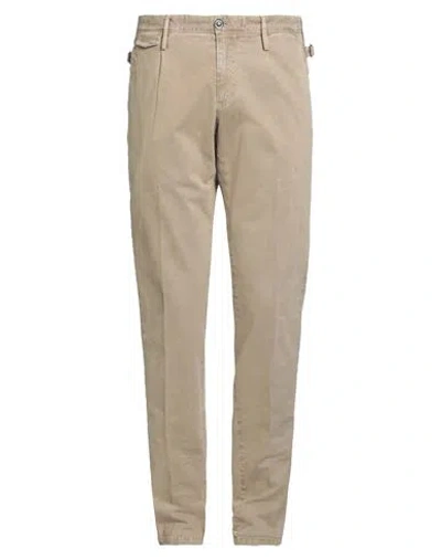 Pt Torino Man Pants Sage Green Size 31 Cotton, Elastane