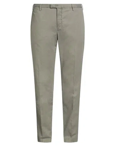 Pt Torino Man Pants Sage Green Size 38 Cotton, Elastane