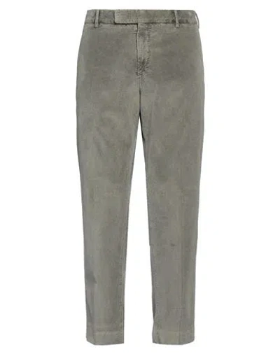 Pt Torino Man Pants Sage Green Size 38 Cotton, Lyocell, Elastane