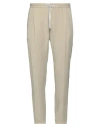 Pt Torino Man Pants Sage Green Size 38 Lyocell, Linen, Cotton In Sage Green