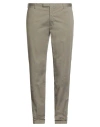Pt Torino Man Pants Sage Green Size 42 Cotton, Elastane In Multi