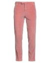Pt Torino Man Pants Salmon Pink Size 38 Cotton, Lyocell, Elastane