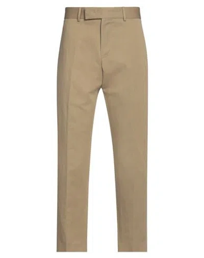 Pt Torino Man Pants Sand Size 40 Cotton, Linen In Green