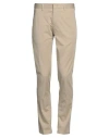 Pt Torino Man Pants Sand Size 34 Cotton, Elastane In Beige