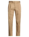 Pt Torino Man Pants Sand Size 30 Cotton, Linen In Beige