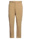 Pt Torino Man Pants Sand Size 34 Cotton, Elastane In Beige