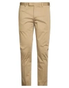 Pt Torino Man Pants Sand Size 34 Cotton, Elastane In Beige
