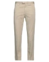 Pt Torino Man Pants Sand Size 36 Cotton, Silk, Elastane