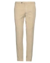 Pt Torino Man Pants Beige Size 38 Cotton, Cashmere, Elastane