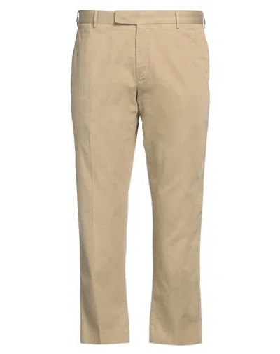 PT TORINO PT TORINO MAN PANTS SAND SIZE 38 COTTON, LINEN, ELASTANE
