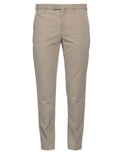 Pt Torino Man Pants Sand Size 38 Cotton, Lyocell, Elastane In Neutral