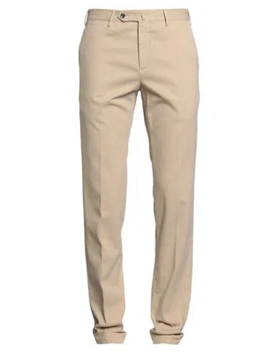 PT TORINO PT TORINO MAN PANTS SAND SIZE 40 COTTON, CASHMERE, ELASTANE