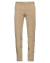 Pt Torino Man Pants Sand Size 40 Cotton, Elastane In Beige