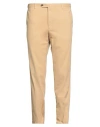 Pt Torino Man Pants Sand Size 44 Modal, Cotton, Elastane In Beige