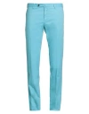 Pt Torino Man Pants Sky Blue Size 38 Cotton, Elastane
