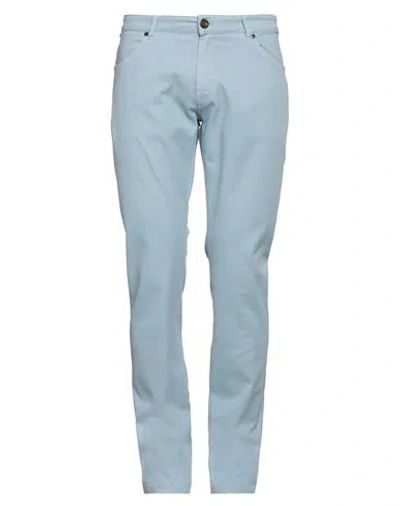 Pt Torino Man Pants Sky Blue Size 38 Modacrylic, Cotton, Elastane