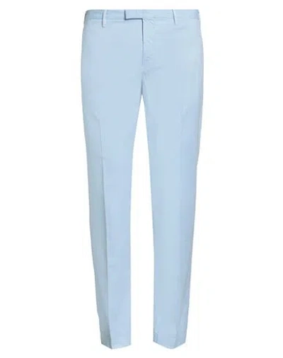 Pt Torino Man Pants Sky Blue Size 40 Cotton, Elastane