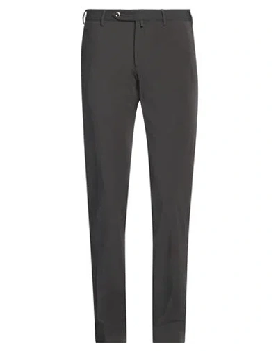 Pt Torino Man Pants Charcoal Size 32 Cotton, Polyamide, Elastane In Grey