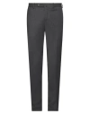 Pt Torino Man Pants Charcoal Size 38 Polyester, Wool, Elastane In Grey