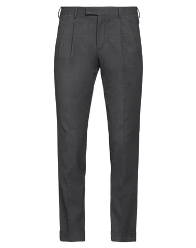 Pt Torino Man Pants Steel Grey Size 38 Virgin Wool, Elastane
