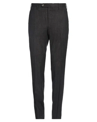 Pt Torino Man Pants Steel Grey Size 40 Virgin Wool, Cotton, Linen, Elastane