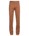 Pt Torino Man Pants Tan Size 30 Cotton, Silk, Elastane In Brown