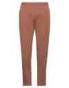 Pt Torino Linen-blend Trousers In Brown