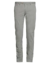 Pt Torino Man Pants Lead Size 40 Polyamide, Elastane In Gray