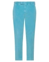 Pt Torino Man Pants Turquoise Size 32 Cotton, Lyocell, Elastane In Blue