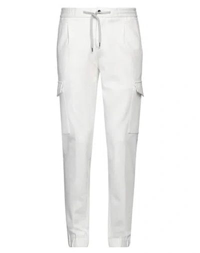 Pt Torino Man Pants White Size 28 Viscose, Polyamide, Elastane