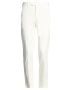 Pt Torino Man Pants White Size 30 Cotton, Lyocell, Elastane