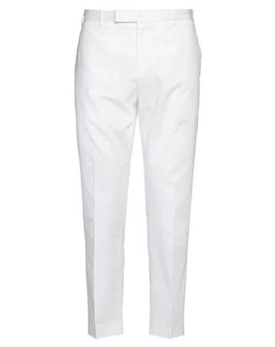 PT TORINO PT TORINO MAN PANTS WHITE SIZE 36 COTTON, LINEN, ELASTANE