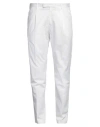 Pt Torino Man Pants White Size 40 Cotton, Elastane