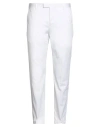 Pt Torino Slim-cut Cotton Chino Trousers In White