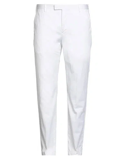 PT TORINO PT TORINO MAN PANTS WHITE SIZE 40 COTTON, SILK, ELASTANE