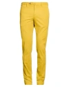 Pt Torino Man Pants Yellow Size 42 Modal, Cotton, Elastane